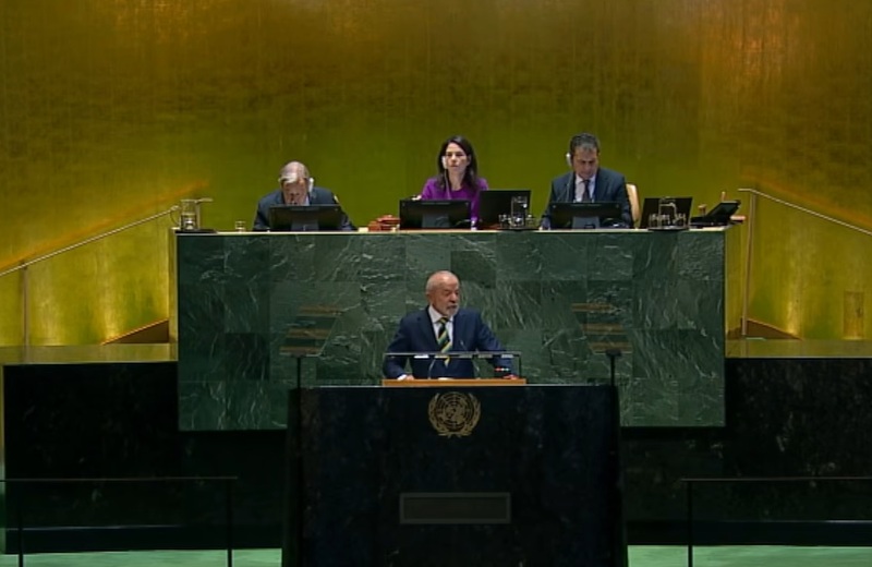 Lula discursa na 80ª Assembleia-Geral da ONU, nesta terça-feira, 23, em Nova York, nos Estados Unidos