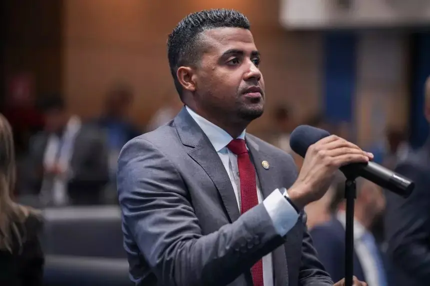 TRF O deputado estadual pelo Rio de Janeiro Thiago Joia (MDB): comércio de drogas e armas, segundo a Justiça | Foto: Thiago Lontra/Alerj