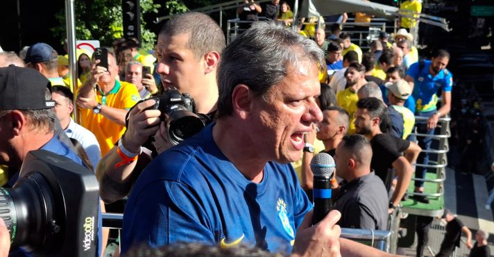 Governador de São Paulo, Tarcísio de Freitas confirmou presença na manifestação | Foto: Revista Oeste
