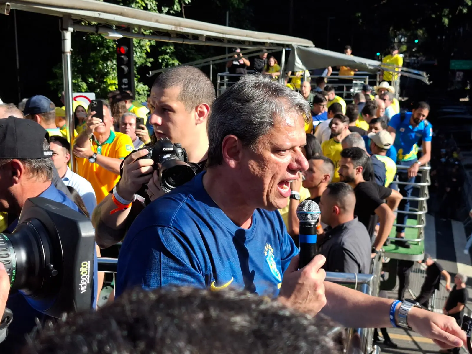 Governador de São Paulo, Tarcísio de Freitas confirmou presença na manifestação | Foto: Revista Oeste