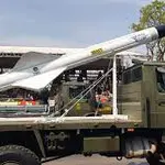 O Míssil Antinavio de Superfície (Mansup) desfilando no dia 7 de setembro em Brasília | Foto: EBC YouTube