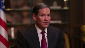 Marco Rubio, durante entrevista à Fox News - 15/09/2025 | Foto: Reprodução/X