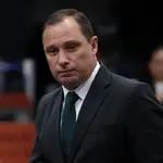 O tenente-coronel Mauro Cid: planos de se mudar para os EUA, em meio a ironias de Carlos Bolsonaro | Foto: Tom Molina/STF