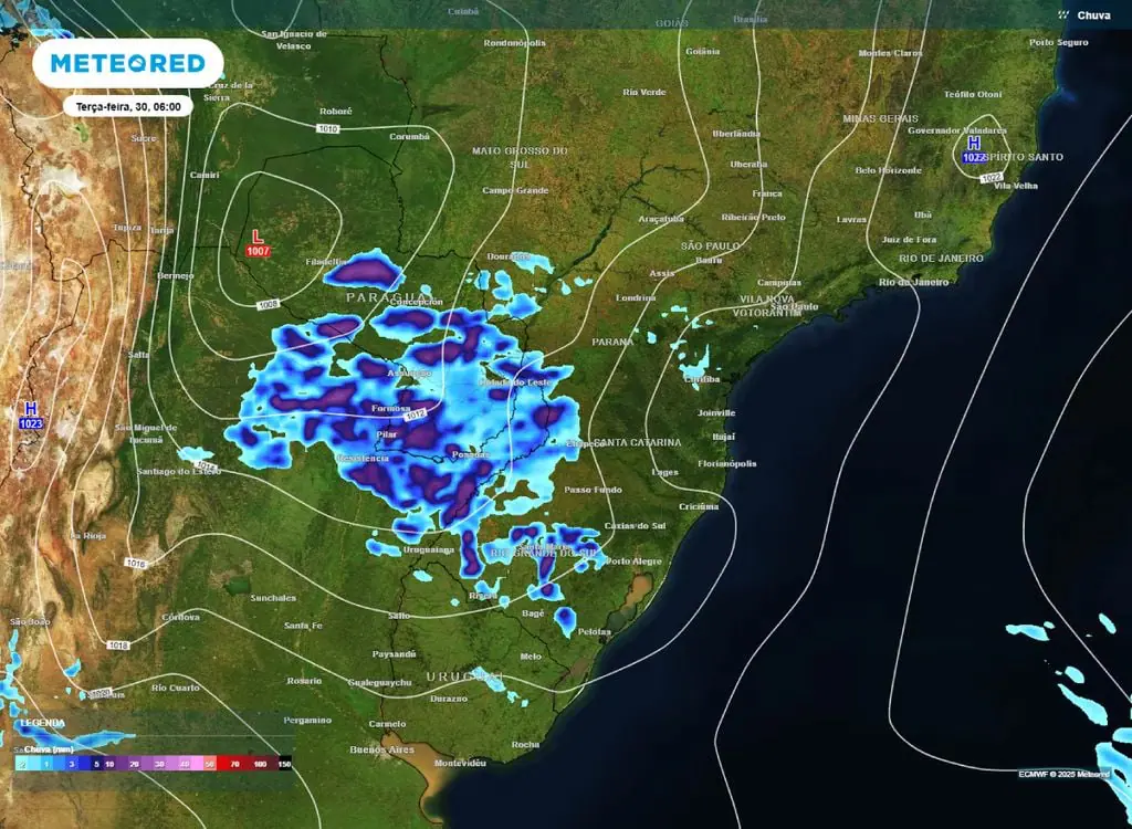 Há alerta para granizo e vento forte em parte do Rio Grande do Sul, incluindo Porto Alegre e Missões | Foto: Divulgação/Oeste