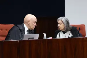 Alexandre de Moraes e Cármen Lúcia no julgamento da ação penal do 'golpe' - 10/09/2025 | Foto: Victor Piemonte/STF