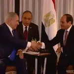 Benjamin Netanyahu (Israel) e Abdel Fattah al-Sissi (Egito)