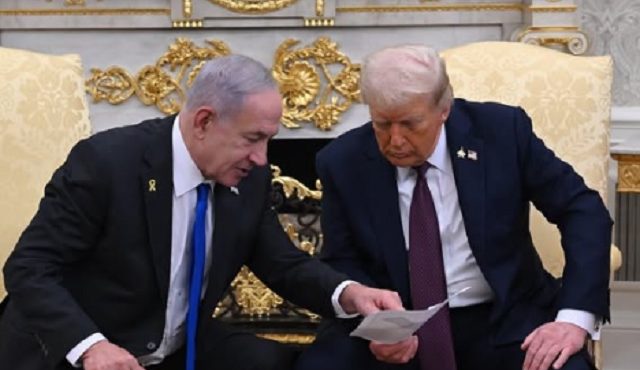 Benjamin Netanyahu e Donald Trump acordo Gaza