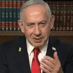 Benjamin Netanyahu primeiro-ministro de Israel plano em Gaza