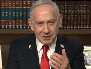 Benjamin Netanyahu primeiro-ministro de Israel plano em Gaza