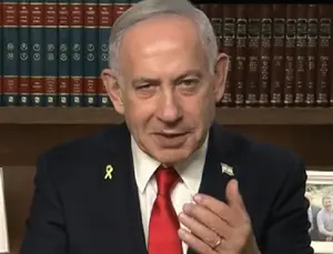 Benjamin Netanyahu primeiro-ministro de Israel plano em Gaza