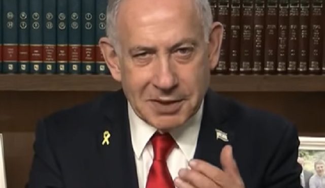Benjamin Netanyahu primeiro-ministro de Israel plano em Gaza