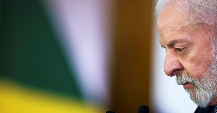 O presidente Lula participa de uma declaração conjunta à imprensa com o presidente do Panamá, José Raúl Mulino, no Palácio do Planalto, em Brasília - 28/8/2025 | Foto: Adriano Machado/Reuters