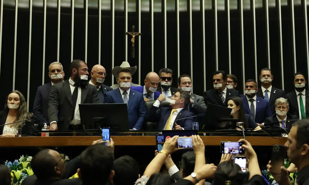 Ocupação plenário da Câmara