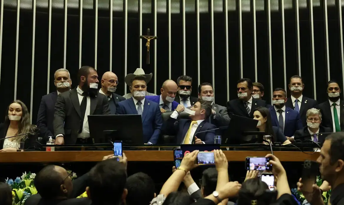 Ocupação plenário da Câmara
