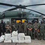 Operação integrada da FAB resultou na apreensão de quase meia tonelada de droga no Amazonas | Foto: Divulgação/Comae