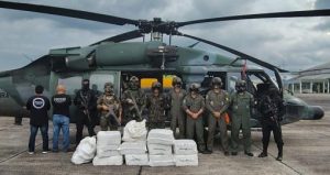Operação integrada da FAB resultou na apreensão de quase meia tonelada de droga no Amazonas | Foto: Divulgação/Comae