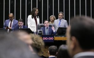 Plenário da Câmara em votação