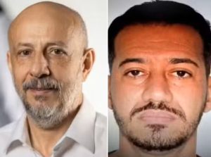 À esquerda, ex-delegado de SP Ruy Ferraz Fontes; à direita, suspeito morto Umberto Alberto Gomes