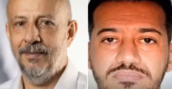 À esquerda, ex-delegado de SP Ruy Ferraz Fontes; à direita, suspeito morto Umberto Alberto Gomes