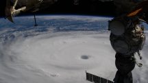 Da órbita terrestre, cientistas observam com espanto a magnitude do Ragasa, cujo nome representa 'movimento veloz' na língua filipina | Foto: Reprodução/Twitter/X