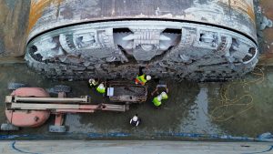 Produzido a um custo superior a R$ 100 milhões, cada 'tatuzão' tem potência equivalente à turbina de um jato Boeing 737 | Foto: Divulgação/Agência SP