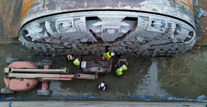 Produzido a um custo superior a R$ 100 milhões, cada 'tatuzão' tem potência equivalente à turbina de um jato Boeing 737 | Foto: Divulgação/Agência SP