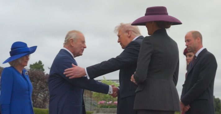 trump eua rei charles reino unido inglaterra