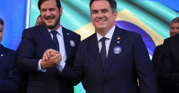 Os presidentes do União Brasil, Antonio Rueda, e do PP, Ciro Nogueira, durante lançamento de federação | Foto: Divulgação/Progressistas