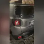Carro do vereador Rony do Bar é atingido por tiros em Cubatão (SP) | Foto: Redes sociais/Reprodução