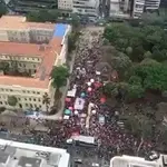 esquerda e boulos na praça da república