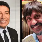 À esquerda, o senador Magno Malta (PL-ES); à direita, o historiador Eduardo Bueno