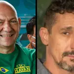 À esquerda, o empresário Luciano Hang; à direita, o ator Tuca Andrada