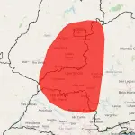 Inmet emite alerta vermelho de tempo seco para MG, GO e SP