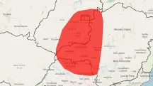 Inmet emite alerta vermelho de tempo seco para MG, GO e SP