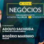 oeste negócios com adalberto piotto - 15092025 - adolfo sachsida e rogério marinho