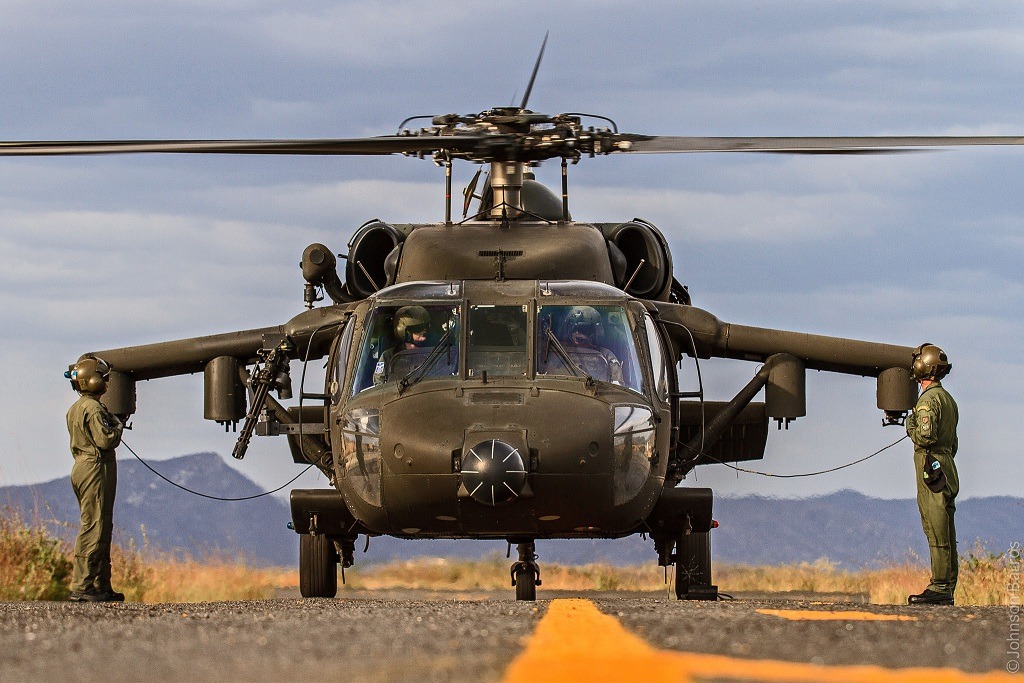 O icônico helicóptero Black-Hawk: usado pelos EUA em diversas guerras, hoje é uma aeronave estratégica para resgates de difícil acesso | Foto: Divulgação/FAB