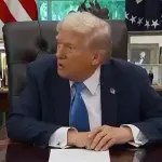 Donald Trump, presidente dos EUA, durante entrevista coletiva - 19/09/2025 | Foto: Reprodução