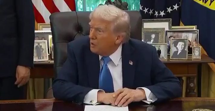 Donald Trump, presidente dos EUA, durante entrevista coletiva - 19/09/2025 | Foto: Reprodução