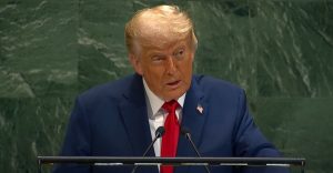 COP30 - O presidente dos Estados Unidos Donald Trump, em discurso na 80ª Assembleia-Geral da ONU | Foto: Reprodução/YouTube/ONU