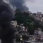 Rio de Janeiro durante a Operação Contenção contra o tráfico de drogas na favela do Alemão e da Penha, no Rio de Janeiro, Brasil, no dia 28 outubro de 2025 | Foto: Reprodução/Redes Sociais