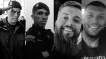 Da esquerda para a direita, Heber Carvalho da Fonseca, Cleiton Serafim Gonçalves, Rodrigo Veloso Cabral e Marcus Vinícius Cardoso foram os 4 policiais mortos por bandidos na Operação Contenção