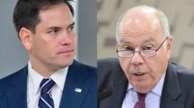 Marco Rubio, secretário de Estado dos EUA, e o chanceler Mauro Vieira | Foto: Reprodução/Montagem/Revista Oeste