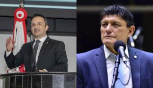 O deputado estadual Rogério Barra (à esquerda) e Éder Mauro (à direita) | Foto: Reprodução/Montagem Revista Oeste