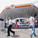 Posto de combustível em São Paulo, em alusão à nota do PCC