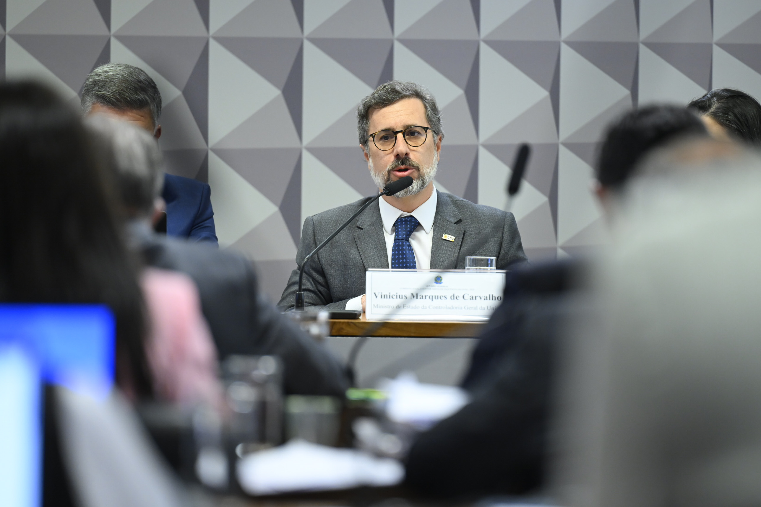 O ministro de Estado da Controladoria Geral da União (CGU). Vinicius Marques de Carvalho