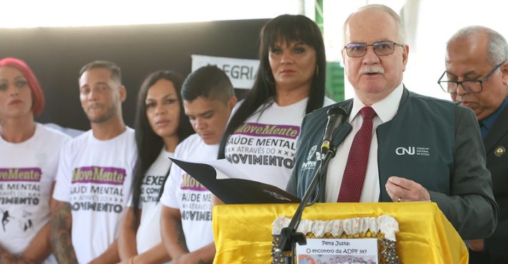 O presidente do STF Edson Fachin durante visita a uma penitenciária de João Pessoa | Foto: Luiz Silveira/CNJ