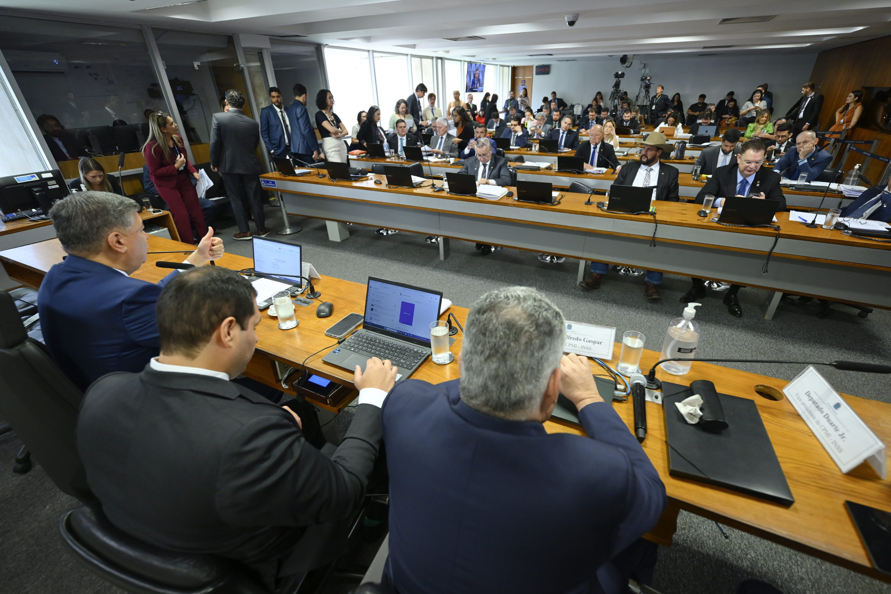 Reunião da CPMI do INSS desta quinta-feira, 23 | Foto: Andressa Anholete/Agência Senado