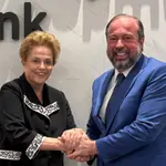 Alexandre Silveira, ministro das Minas e Energia, se encontra com Dilma na China | Foto: MME/Divulgação