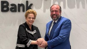 Alexandre Silveira, ministro das Minas e Energia, se encontra com Dilma na China | Foto: MME/Divulgação