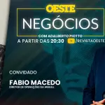 O Oeste Negócios é transmitido às segundas-feiras, das 20h30 às 21h30 | Foto: Divulgação/Oeste